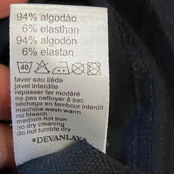 Lacoste black collared button up short sleeve slim fit polo. Sz 38 - Picture 10 of 11